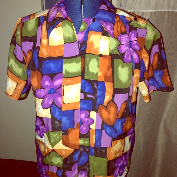 Women multi-Colored blouse with beads - Picture 1 of 6